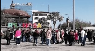 Reynosa | Ciudadanos se concentran en la Plaza Principal. Concluye Marcha por la Democracia