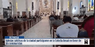 Reynosa | La Iglesia católica participó en colecta anual en apoyo de los seminaristas.