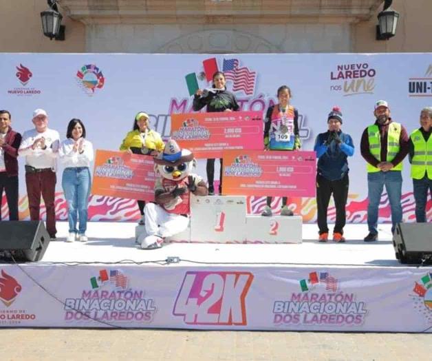 Corren reynosenses Maratón Binacional