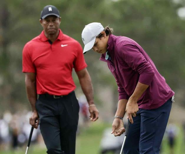 Tendrá que esperar: Charlie Woods no pasa el corte