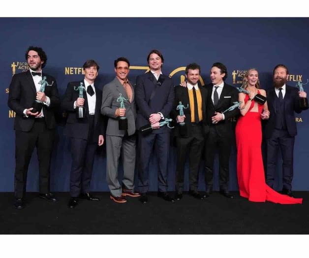 Oppenheimer triunfa en los SAG Awards