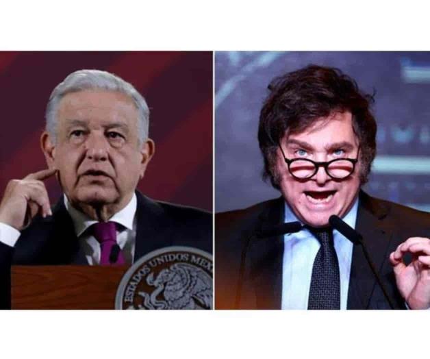AMLO descarta reunirse con Javier Milei AMLO descarta reunirse con Javier Milei