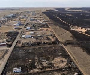 Incendio forestal que azota el norte de Texas, de los más grandes en la historia del Estado