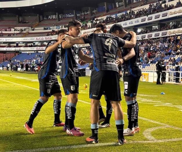 Golea el Querétaro a San Luis y gana su primer partido en casa