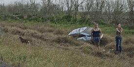 Reynosa | Se registra volcadura en la carretera Ribereña a la altura del poblado Argüelles