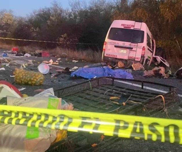 Mueren ocho personas tras accidente en carretera Victoria- Monterrey