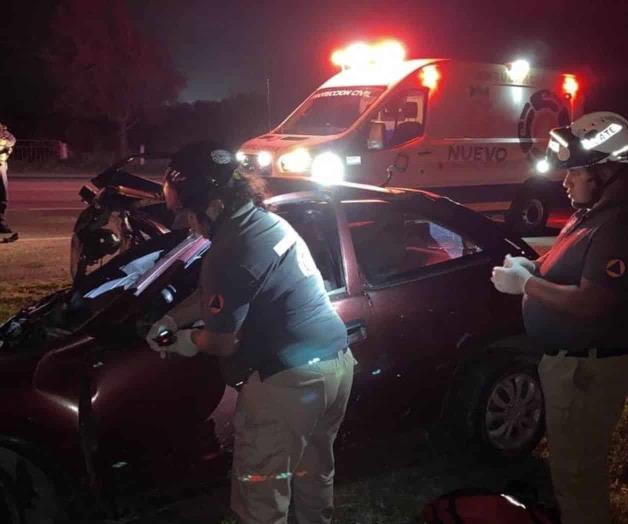 Conductor herido tras accidente en General Terán