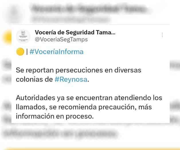 Madrugada violenta en Reynosa: balaceras y persecuciones generan alerta