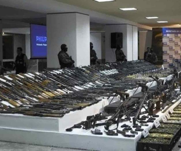 Decomisaron 32 mil 439 armas en 5 años