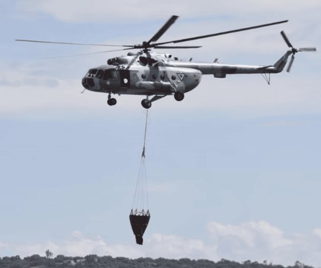 Así es el helicóptero Mi-17 de la Marina que aterrizó de emergencia
