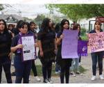 8M: Mujeres marchan en Reynosa por igualdad y seguridad