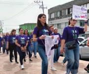 8M: Mujeres marchan en Reynosa por igualdad y seguridad