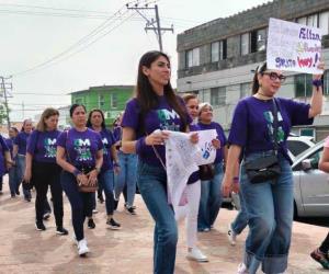 8M: Mujeres marchan en Reynosa por igualdad y seguridad