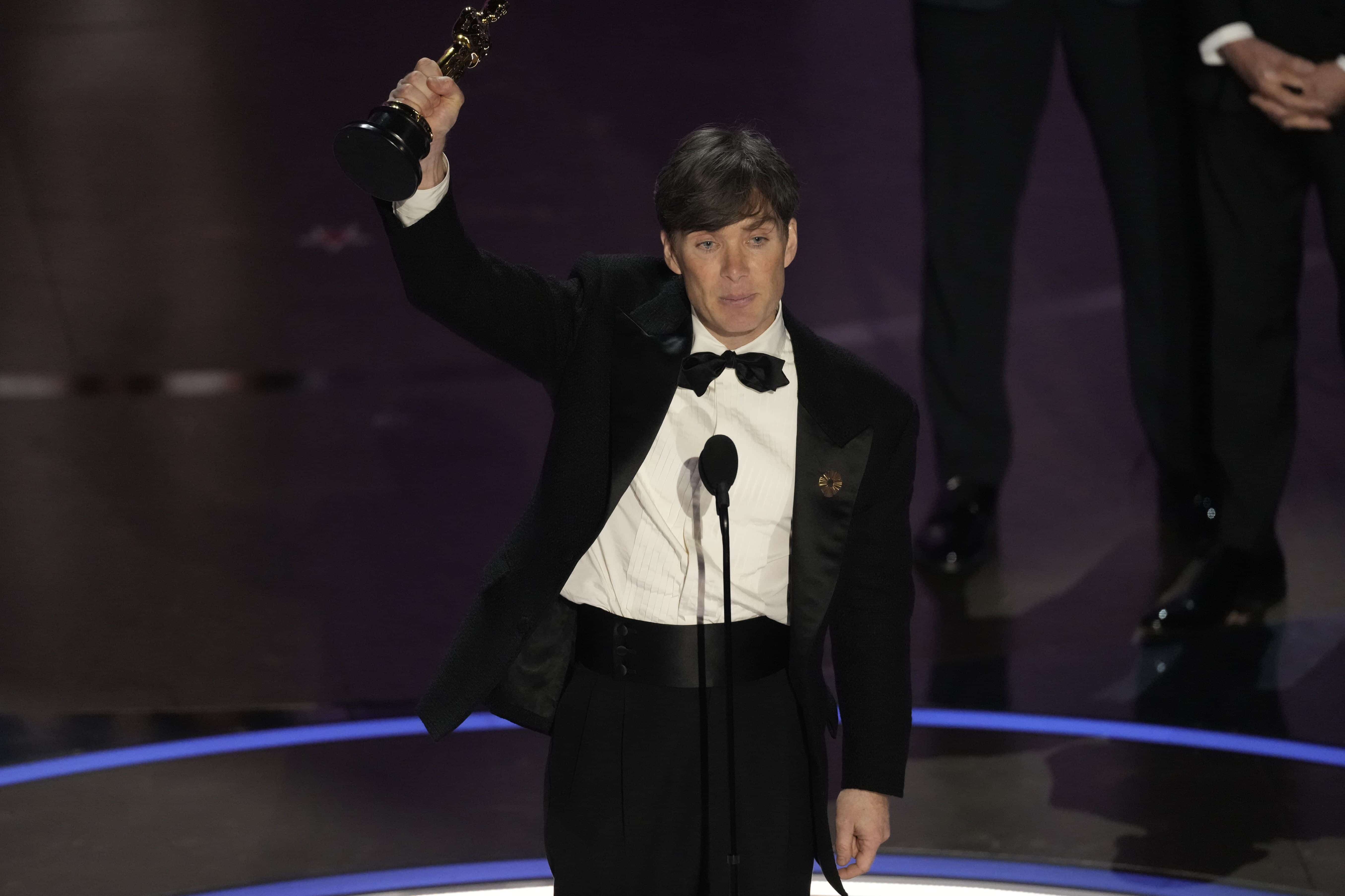 Cillian Murphy, Mejor Actor por ´Oppenheimer´.