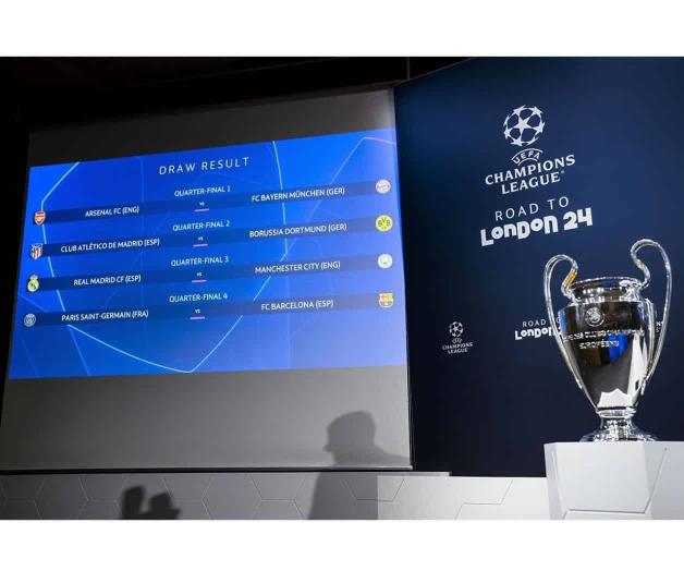 Así quedaron los enfrentamientos de cuartos de final en sorteo de la Champions League