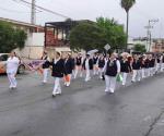 Lluvia no detiene desfile en Reynosa: celebran aniversario de expropiación petrolera