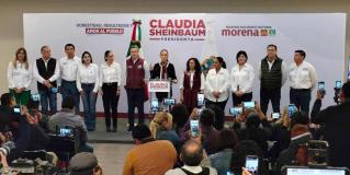 Inicia Claudia Sheinbaum recorrido por zona norte de Tamaulipas