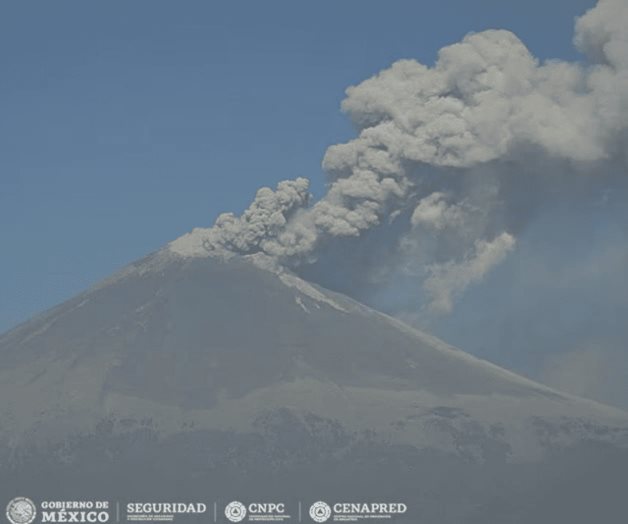 Volcán Popocatépetl se mantiene en alerta Amarilla Fase 2 Volcán Popocatépetl se mantiene en alerta Amarilla Fase 2
