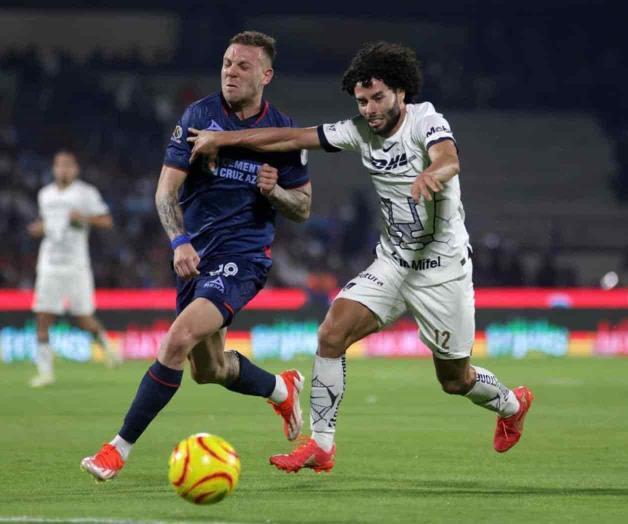 Empate entre Pumas y Cruz Azul en el Clausura 2024