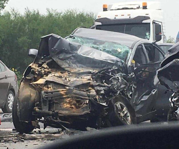 Aparatoso y trágico accidente carretero