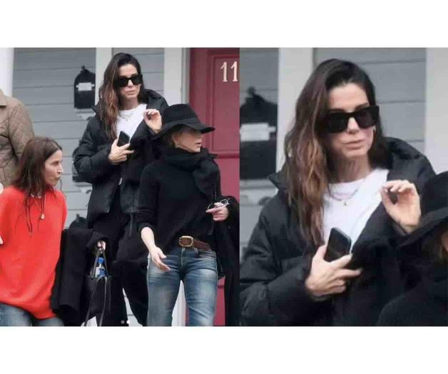 Reaparece Sandra Bullock con nuevo rostro