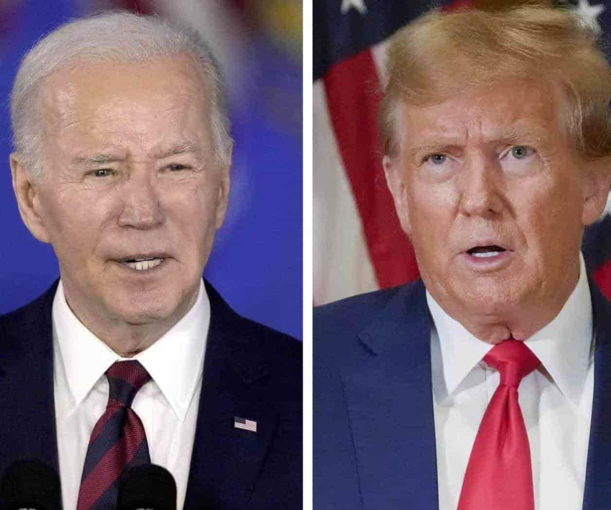 Afirma Biden que estaría encantado de debatir con Trump