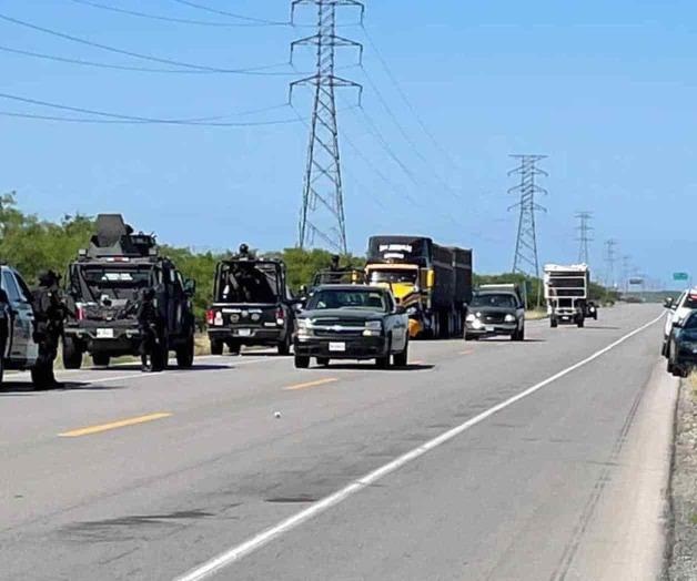 Hallazgo de dos vehículos baleados en Los Ramones, en vía a Reynosa