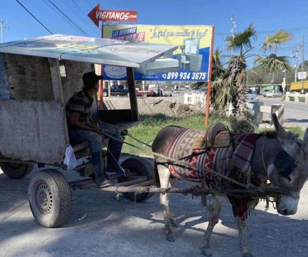 Subsisten los carretoneros en la ciudad Subsisten los carretoneros en la ciudad