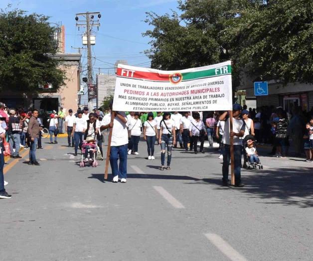 Preparan el desfile obrero del 1 de mayo Preparan el desfile obrero del 1 de mayo