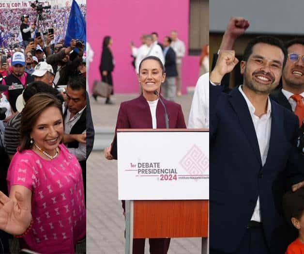 Se confrontan opositora Gálvez y la oficialista Sheinbaum en primer debate presidencial en México