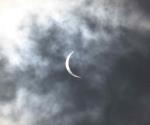 Se vio muy ´apenitas´ eclipse solar en Reynosa