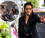 Lenny Kravitz se ejercita con pantalones de cuero