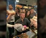 David Beckham cautiva en visita a Monterrey