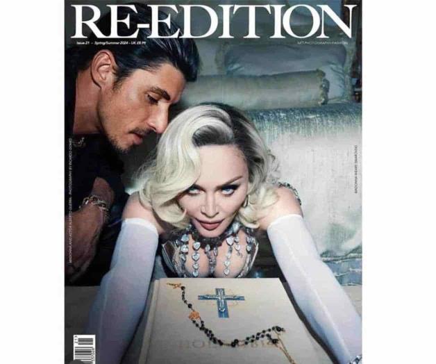 Posan Madonna y Alberto Guerra juntos en portada de revista