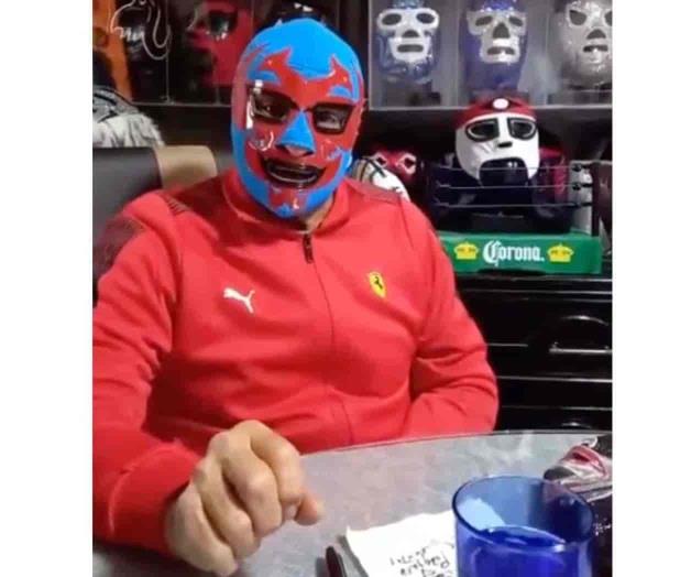 Luchador Dos Caras se defiende de acusaciones de violencia por su expareja