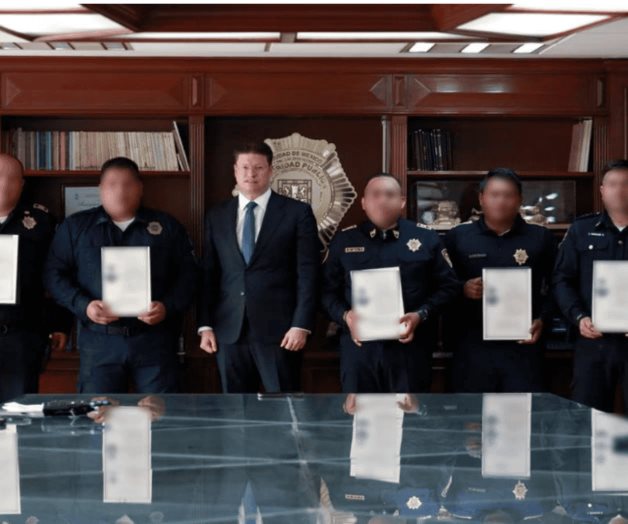SSC reconoce a policías que detuvieron a presunto feminicida serial SSC reconoce a policías que detuvieron a presunto feminicida serial