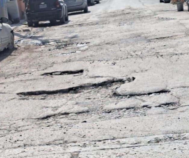 Descontento por calles en ruinas en colonias de Reynosa