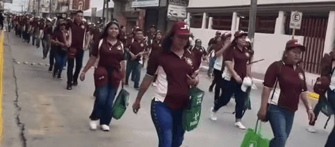 Reynosa / Sindicatos de CTM realizó el tradicional desfile del 1 de Mayo