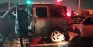 Reynosa | Se registra fuerte accidente en la avenida Puerta Sur; tres personas fueron trasladadas a un hospital.