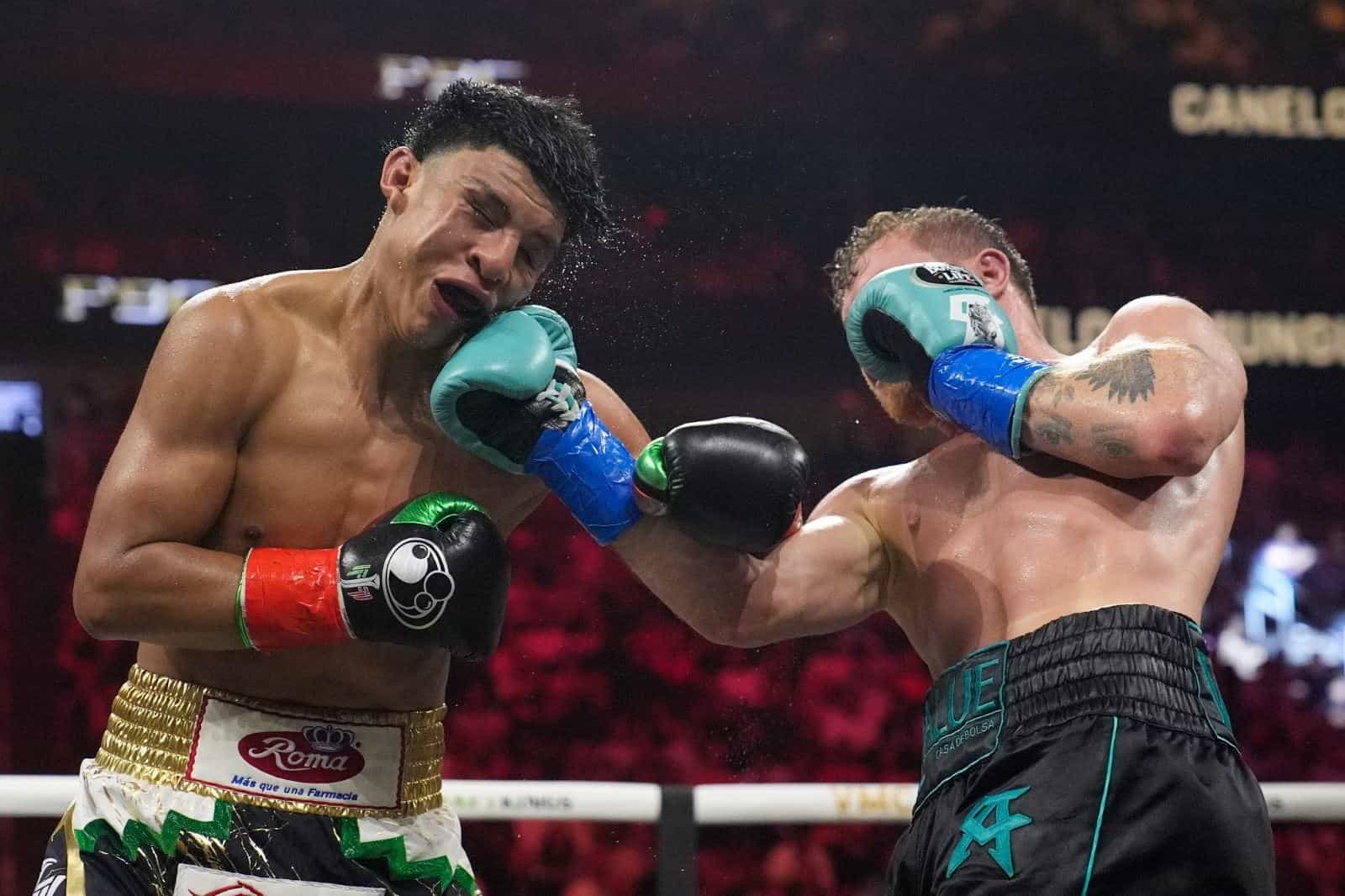 R5: Los recursos del Canelo se notan en el ring. Tiene más formas de hacer daño. Ahora Jaime es mas cauteloso; no está tan activo tirando golpes.10-9 Canelo