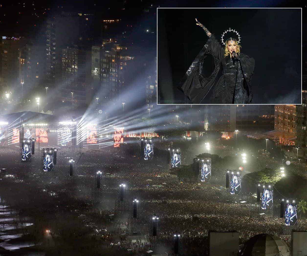 Concierto épico de Madonna en Copacabana