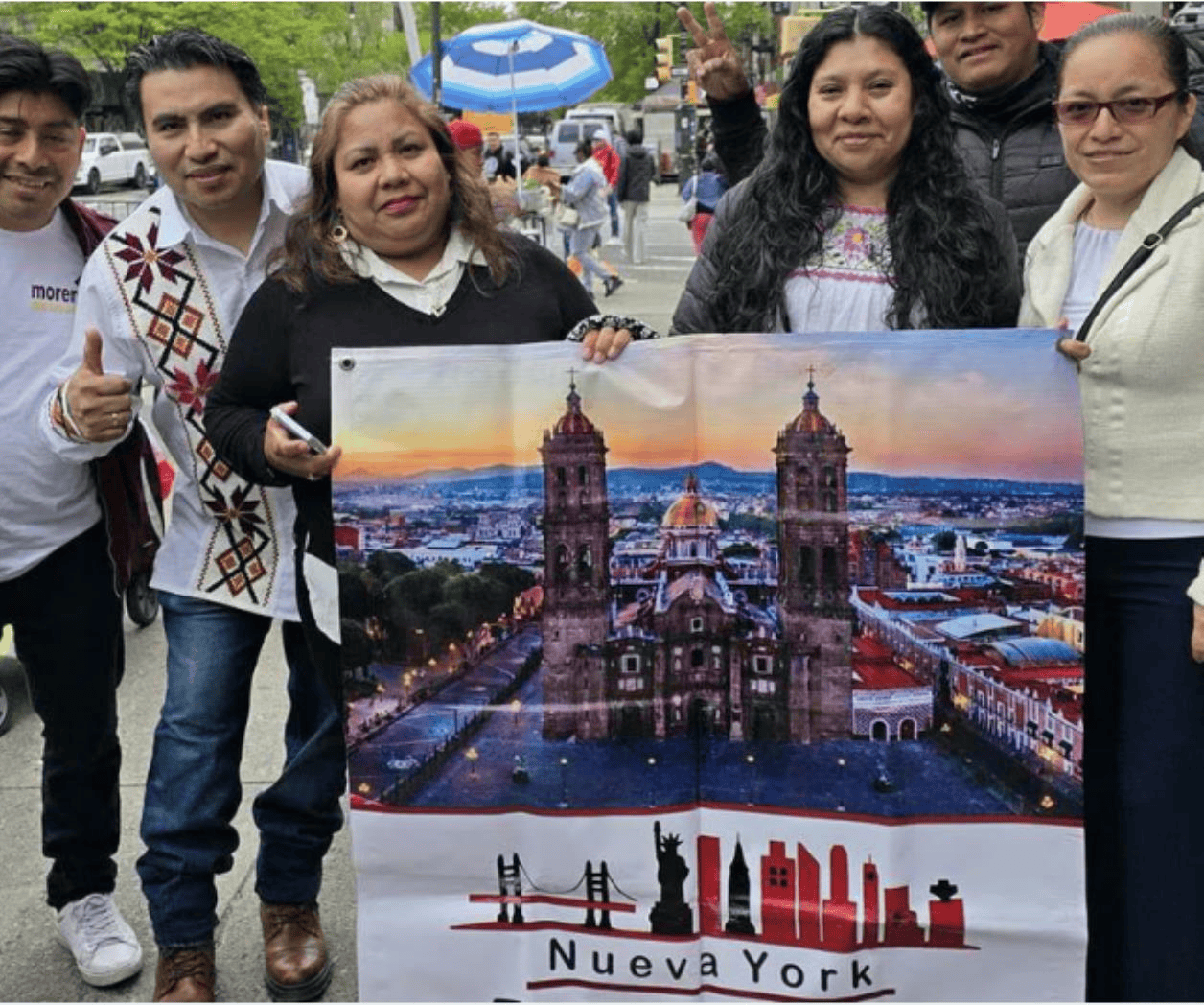 Comunidad poblana de Nueva York apoya a Alejandro Armenta 