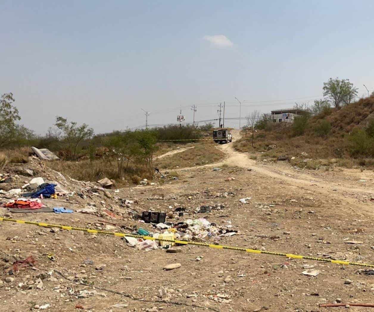 Misterioso hallazgo de cuerpo semienterrado en Pesquería, NL