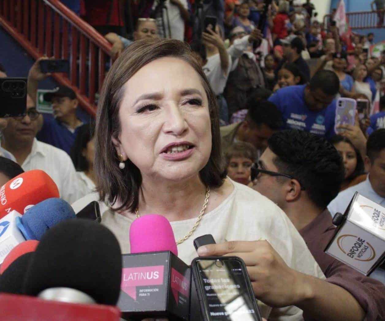 Recibirá Tamaulipas más apoyo conmigo que con AMLO: Xóchitl