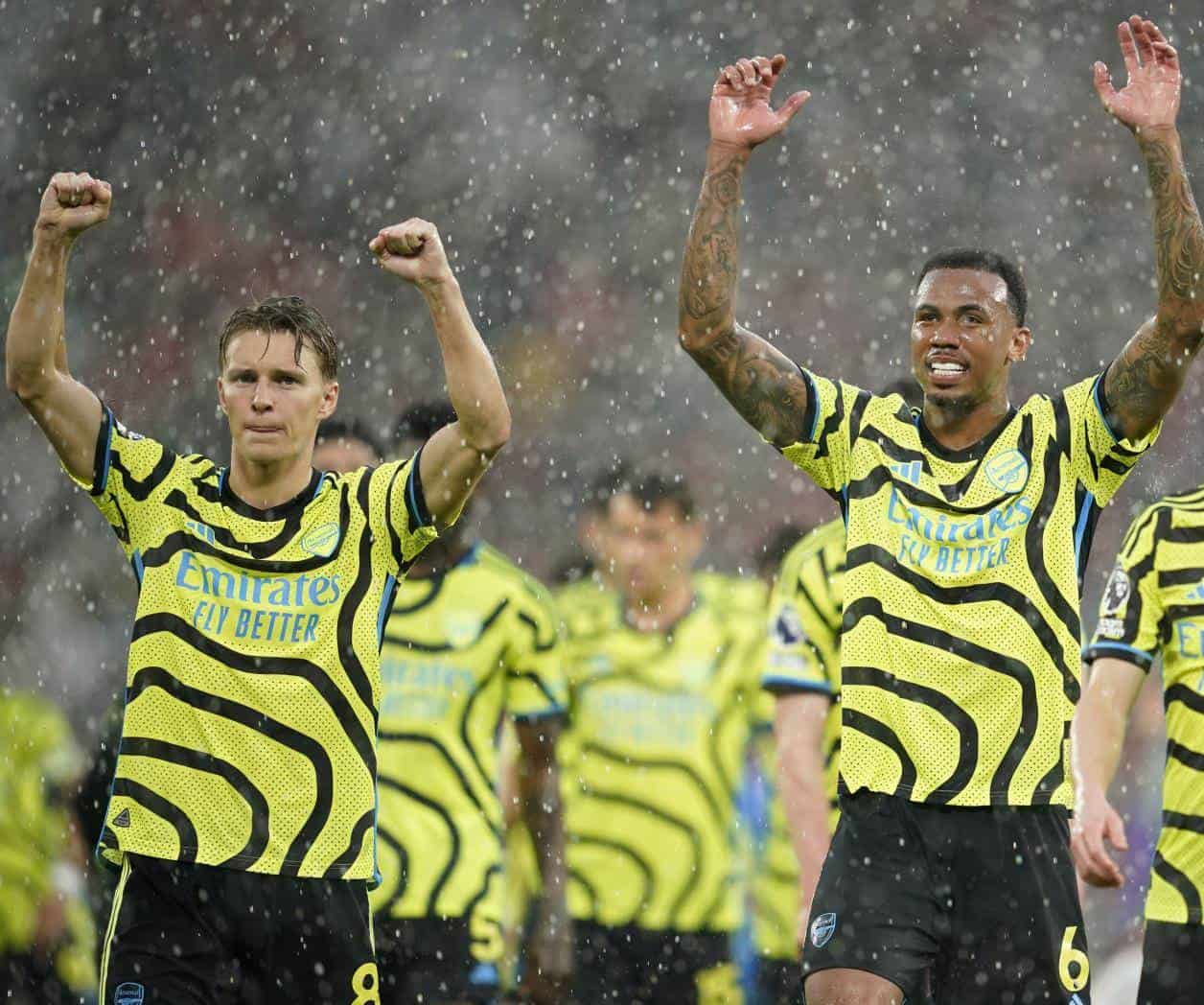 Triunfo del Arsenal sobre el Manchester United los lleva al liderato en la Premier Triunfo del Arsenal sobre el Manchester United los lleva al liderato en la Premier