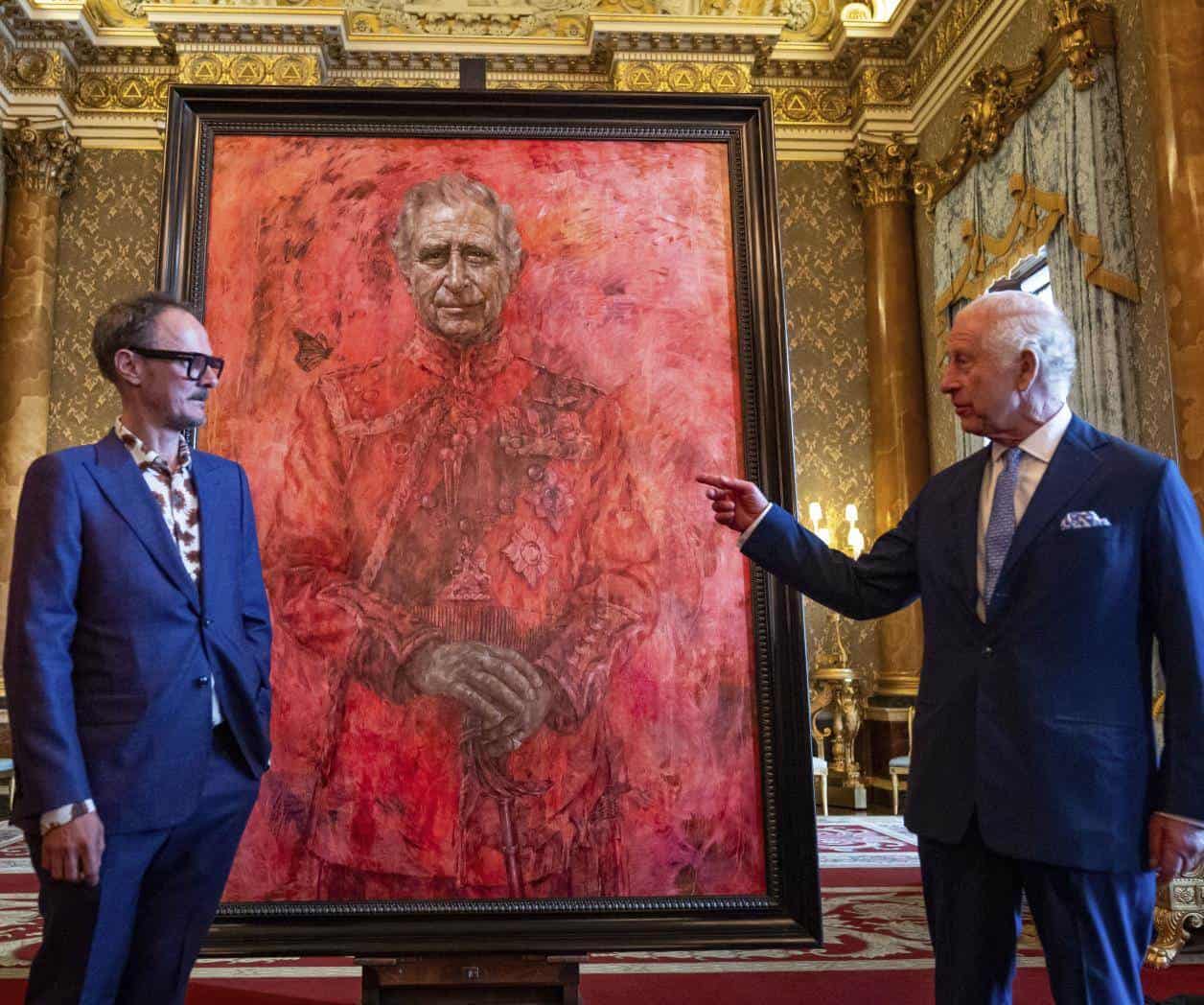 El Rey Carlos III y su nuevo retrato revelado