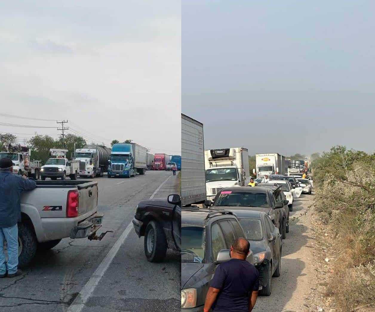 Campesinos de San Fernando mantienen bloqueo carretero