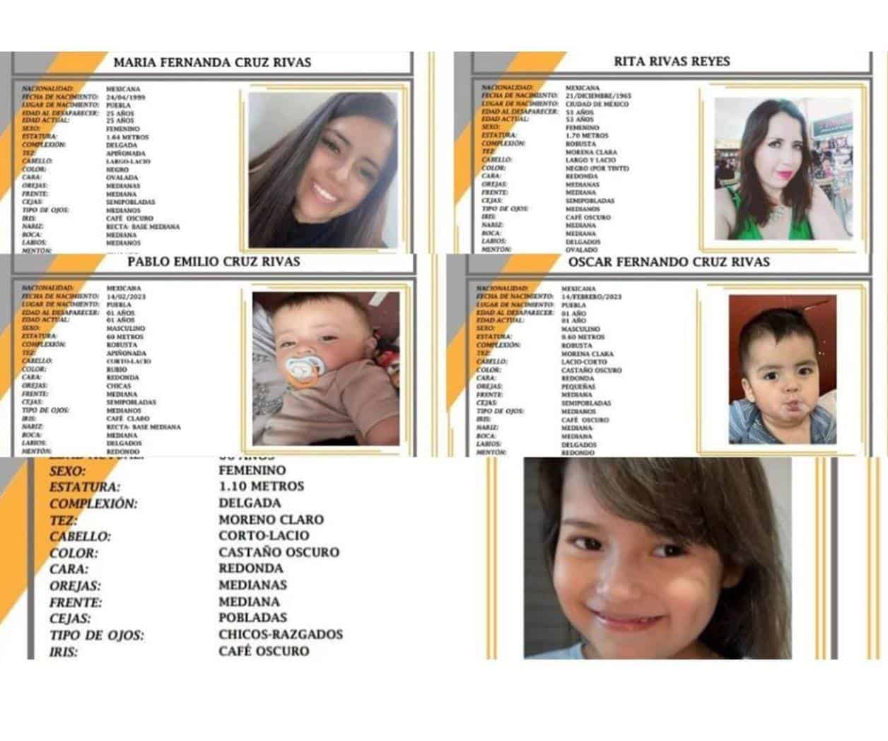 Familia de Puebla que viajaba a Monterrey es reportada como desaparecida
