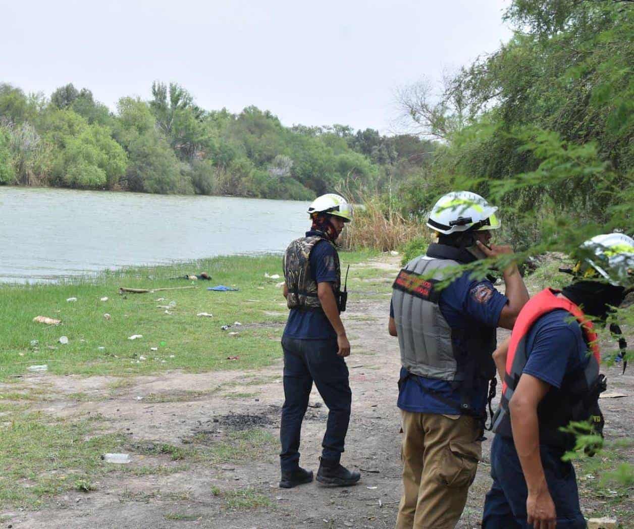 Rescatan cadáver de joven migrante; muere ahogado en el río Bravo