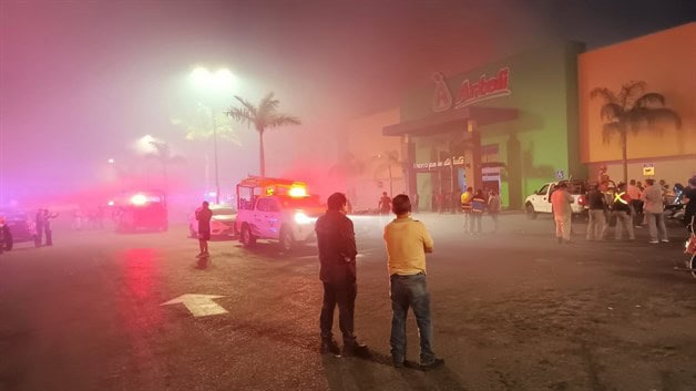 Devora fuego dos tiendas en Altamira